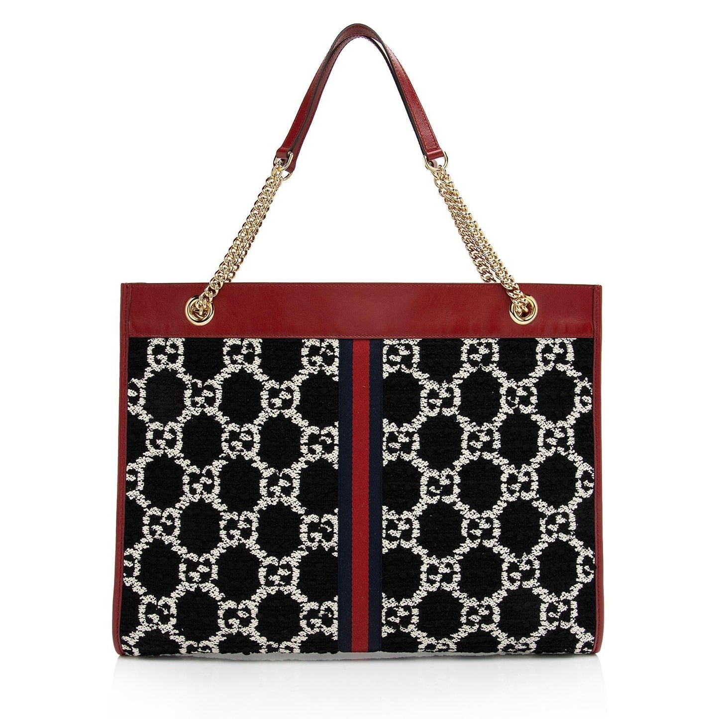 Gucci Tweed Rajah Large Tote (SHF-LR1VlY)