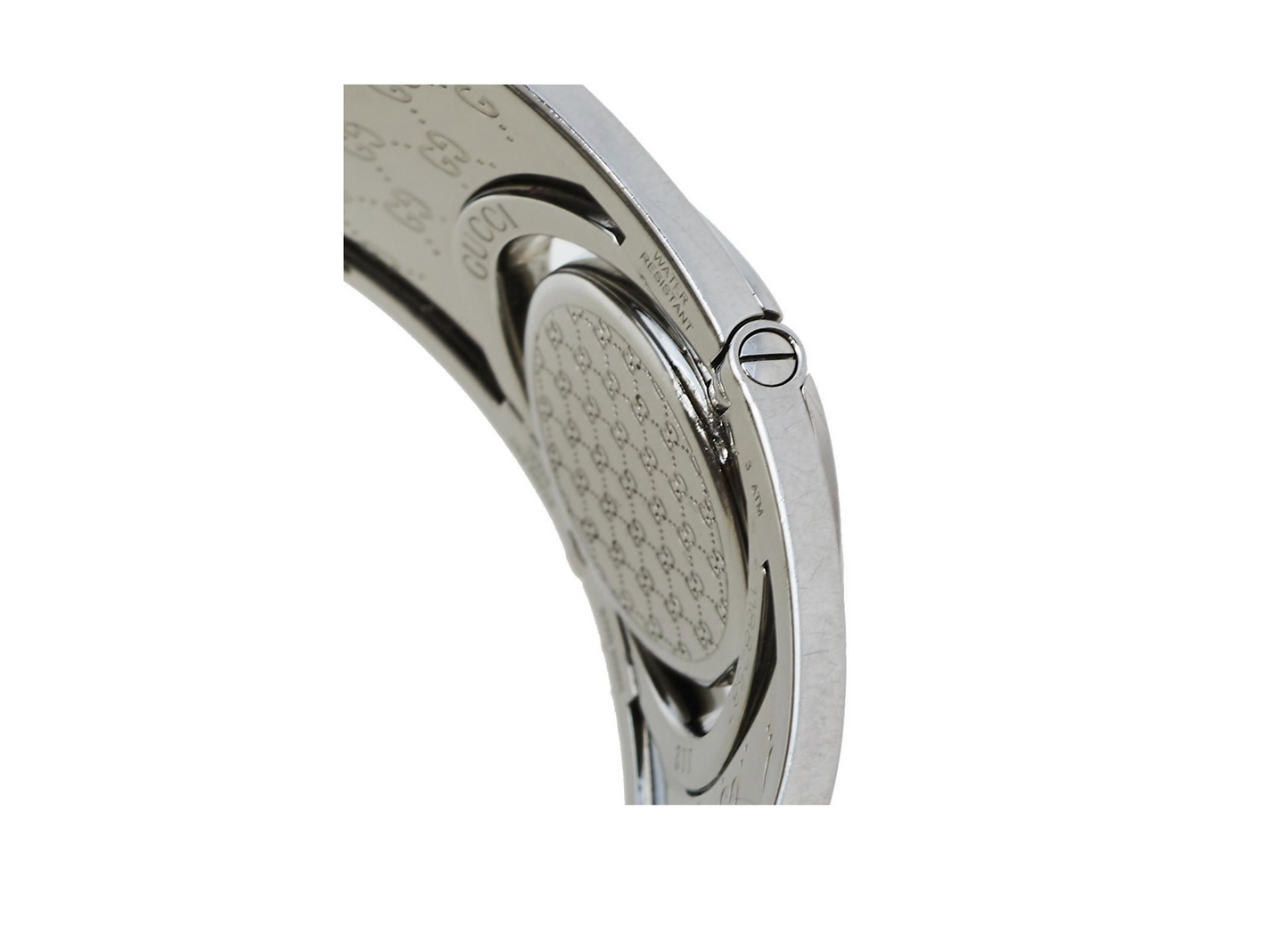 GUCCI SWISS TWIRL GUCCISSIMA STAINLESS WATCH