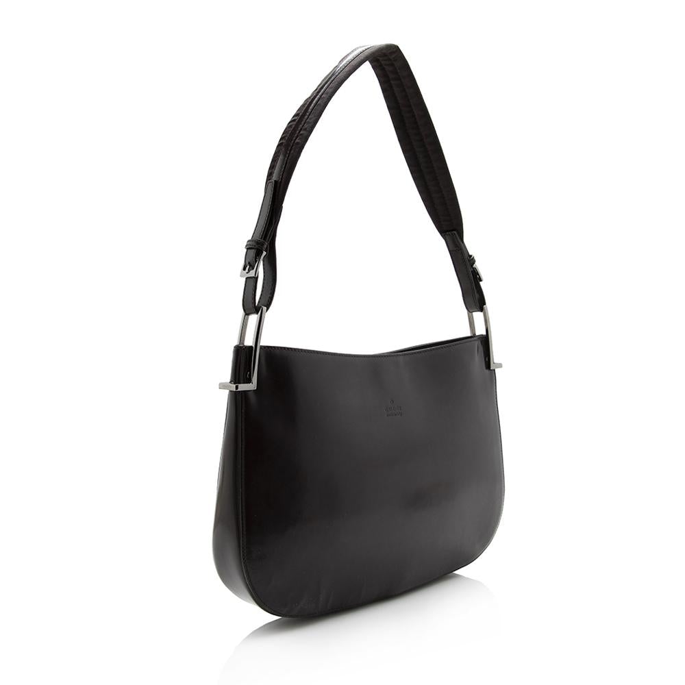 G*G Vintage Leather Shoulder Bag (SHF-14627)