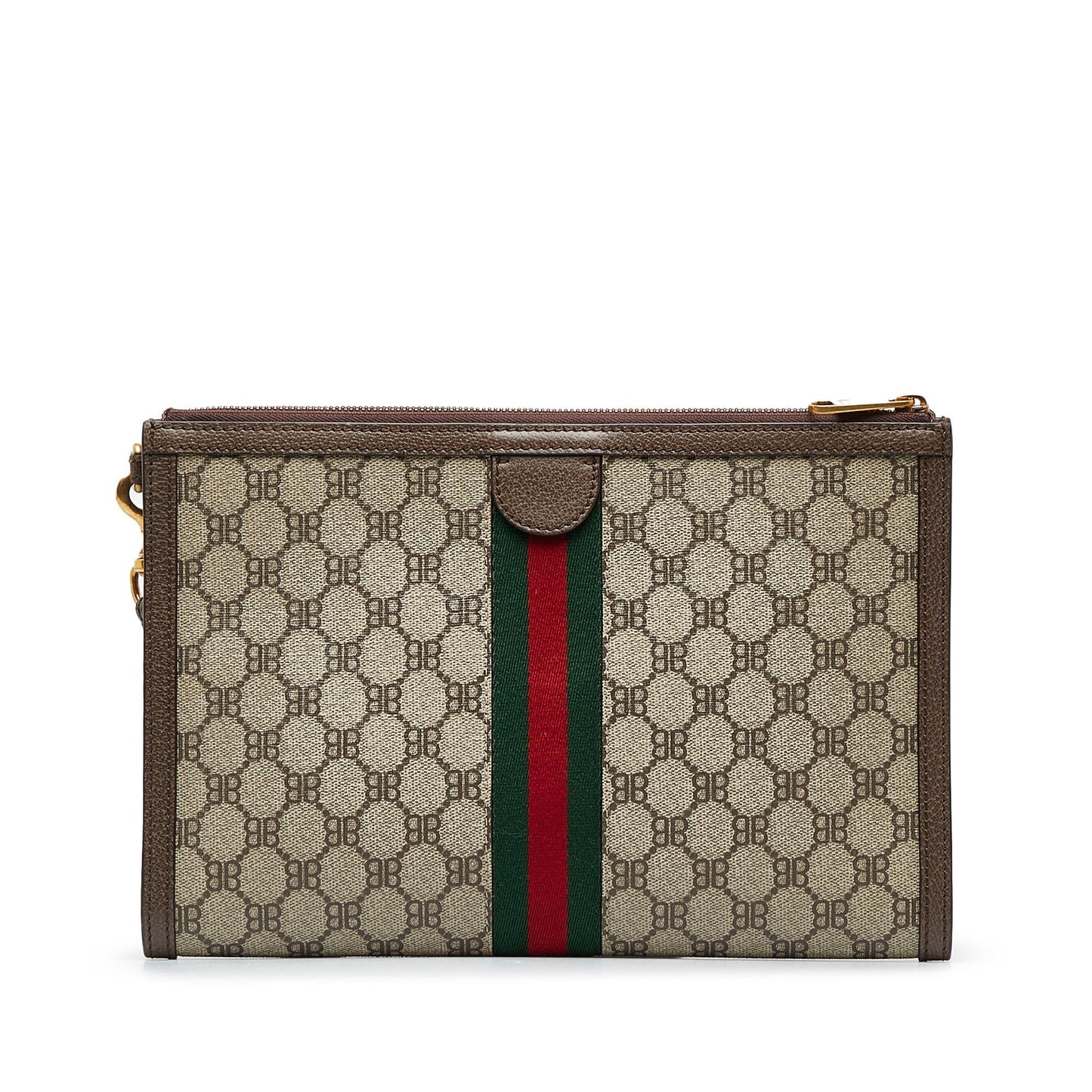 Gucci X Luxury Balenciaga  BB Supreme Ophidia Web Clutch (SHG-dS0YCq)