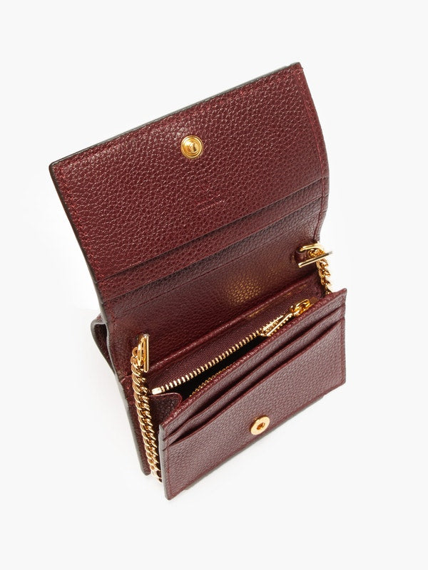 GUCCI Calfskin Zumi Chain Wallet
