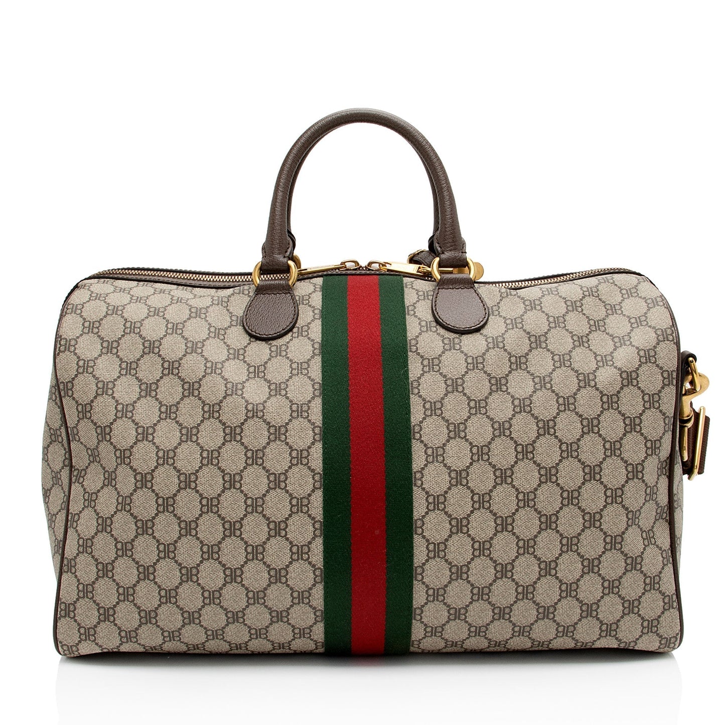 Gucci x Luxury Balenciaga  GG Supreme The Hacker Project Graffiti Duffle Bag (SHF-qGpKTv)