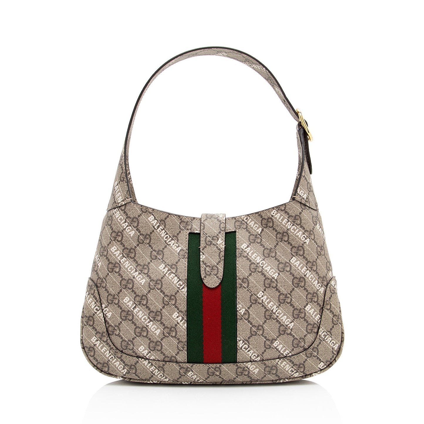 Gucci x Luxury Balenciaga  GG Supreme The Hacker Project Jackie Small Shoulder Bag (SHF-G53gqn)