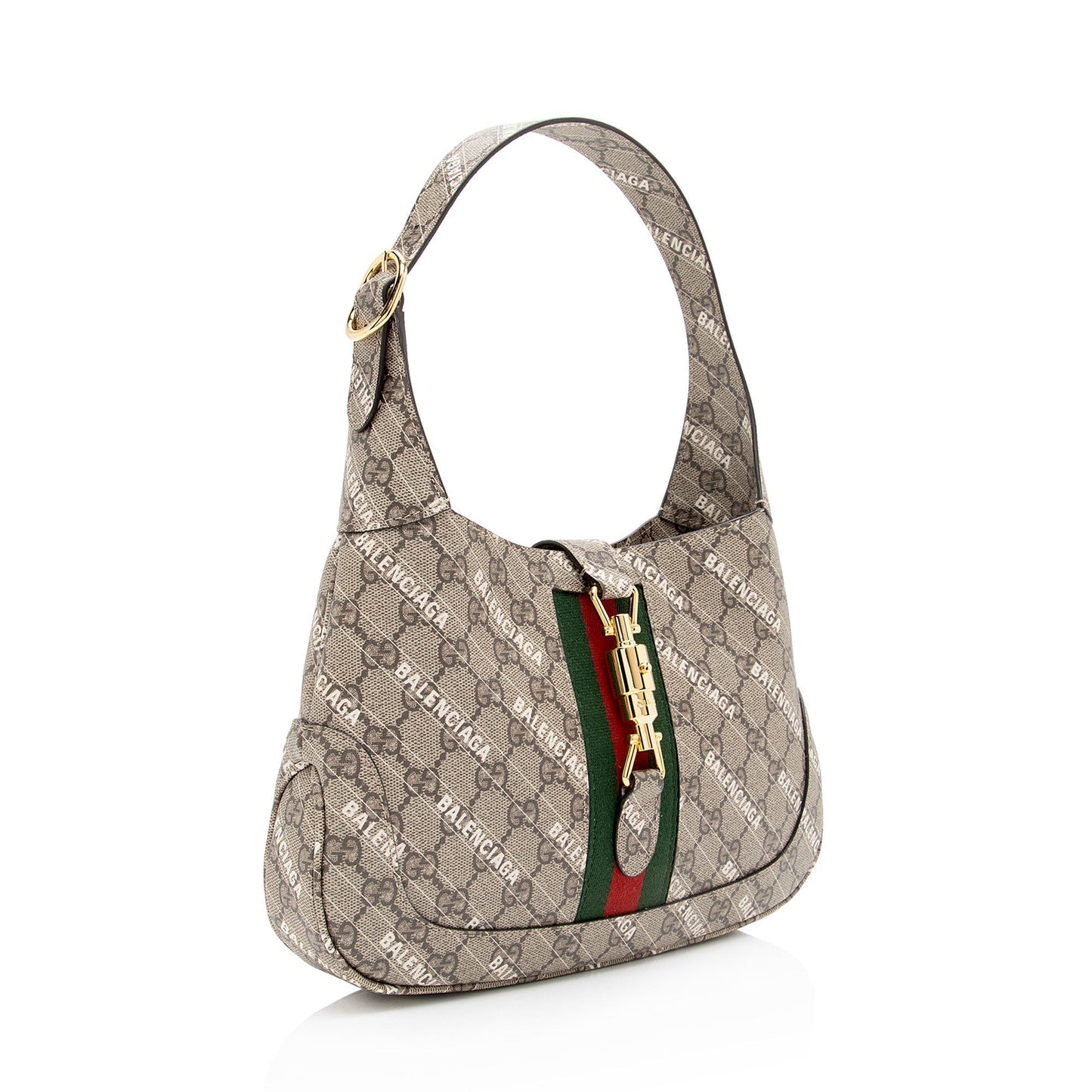 Gucci x Luxury Balenciaga  GG Supreme The Hacker Project Jackie Small Shoulder Bag (SHF-G53gqn)