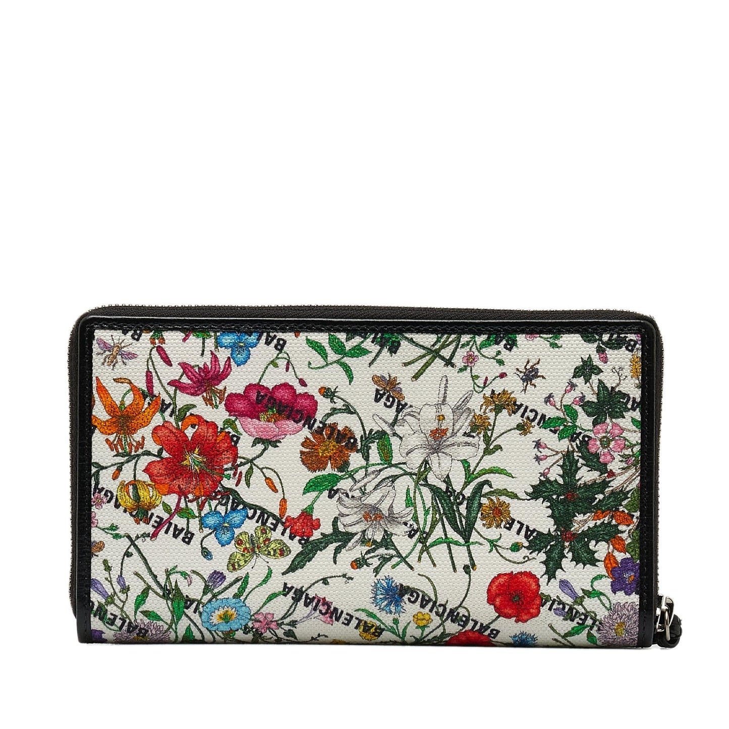 Gucci x Luxury Balenciaga  The Hacker Project Neo Classic Flora Print Zip Around Wallet (SHG-mz0AfE)
