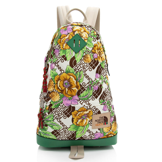 Gucci x North Face Econyl Floral Medium Backpack (SHF-n5hcsi)