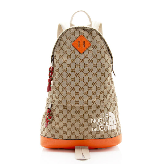 Gucci x North Face GG Canvas Backpack (SHF-YVr4iq)