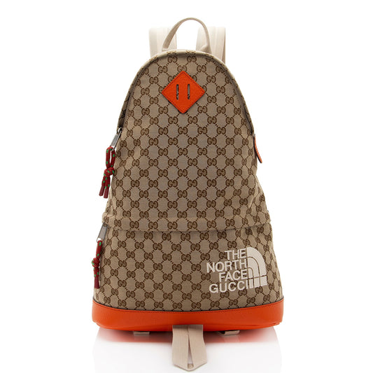 Gucci x North Face GG Canvas Backpack (SHF-EK8Yky)