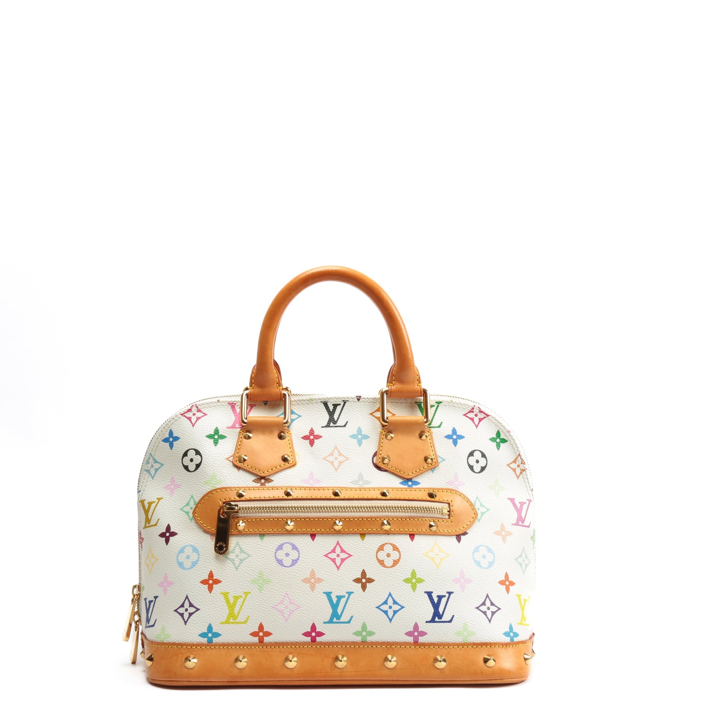 LOUIS VUITTON Murakami Multicolor PM Alma (2003) White