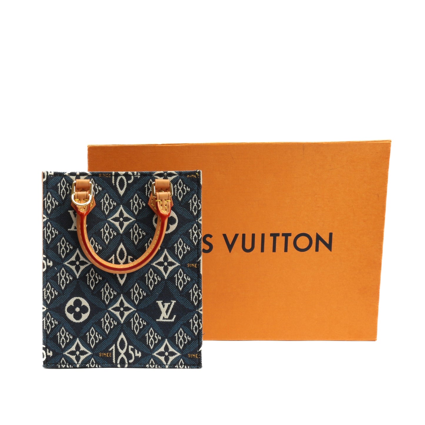 LOUIS VUITTON Since 1854 Petit Sac Plat Blue Crossbody