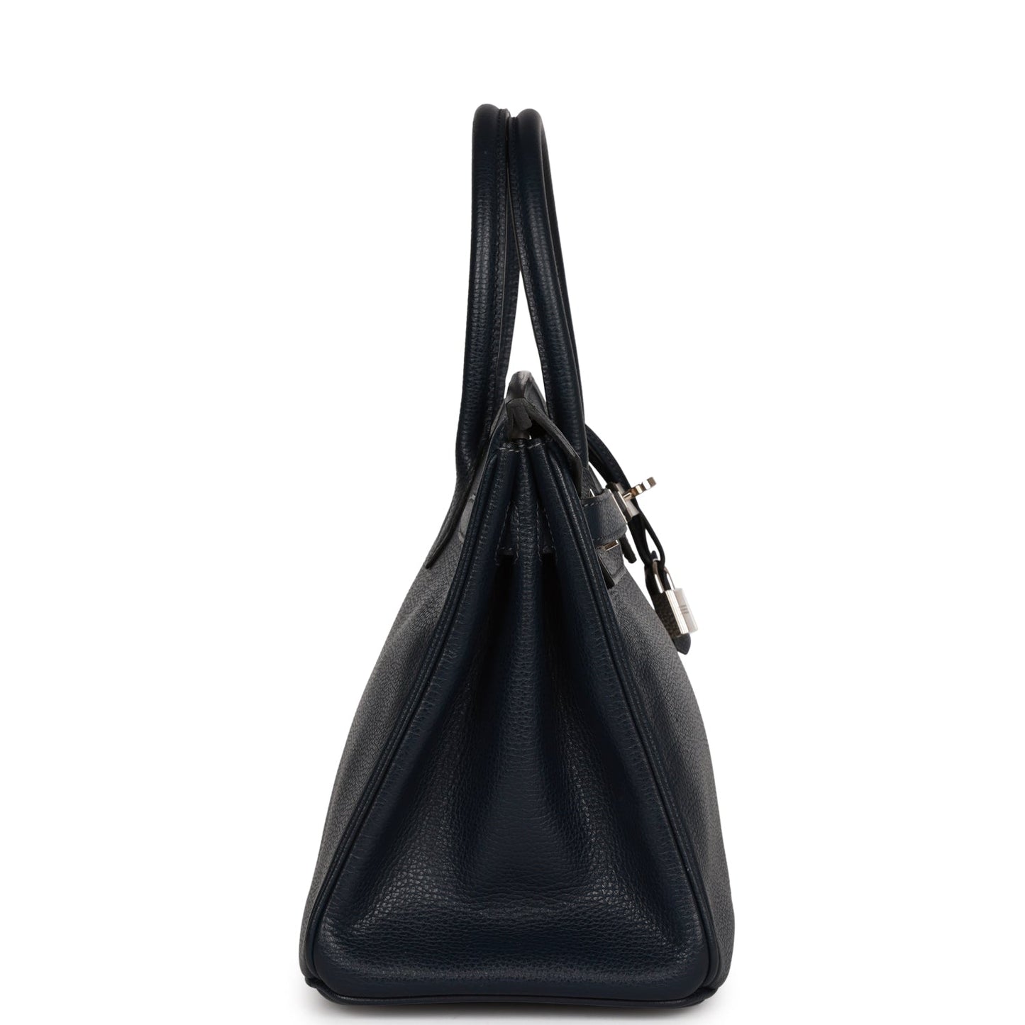 Top Quality Hermes Birkin 30 Bleu Indigo Vache Liegee Palladium Hardware