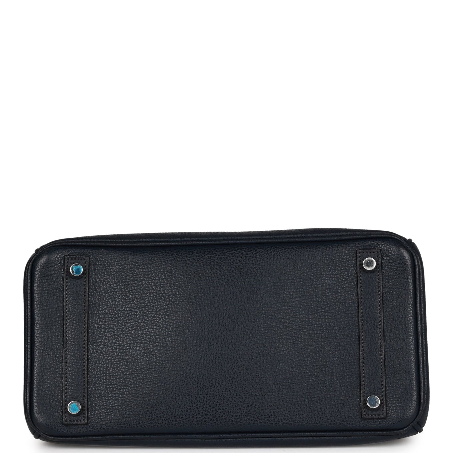 Top Quality Hermes Birkin 30 Bleu Indigo Vache Liegee Palladium Hardware