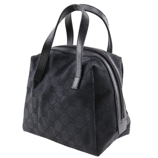 GUCCI Handbag 124542 GG canvas black Women Used