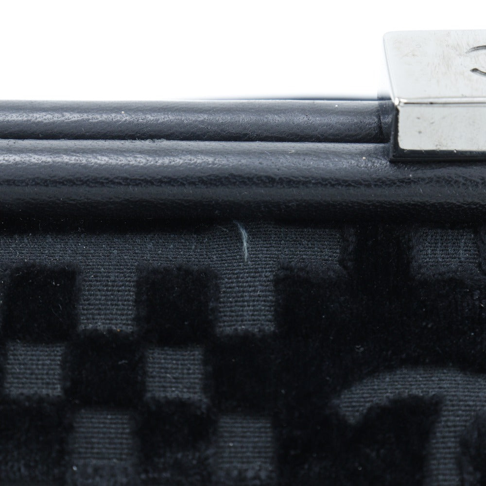 CHANEL Shoulder Bag A33096 Velor black Gamaguchi 2WAY COCO Mark ChainShoulder Women Used