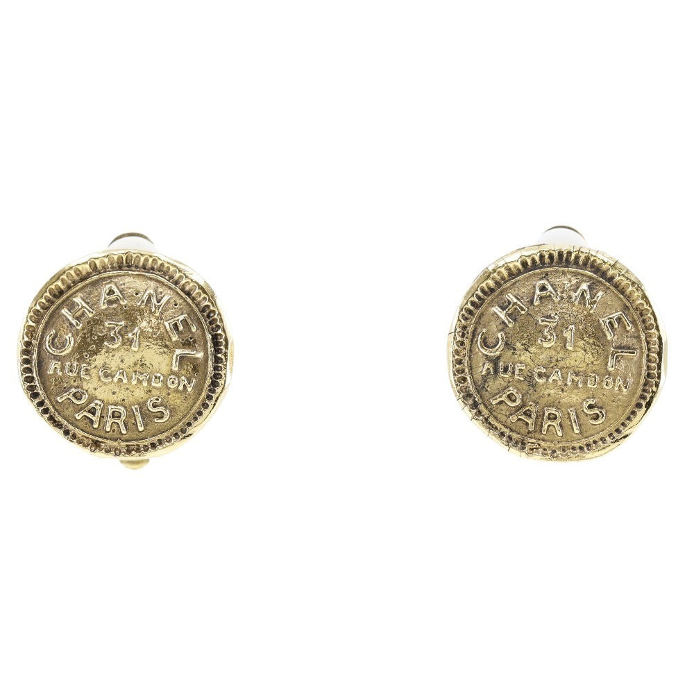 CHANEL Earring Plated Gold gold vintage 31 RUE CAMBON Women Used