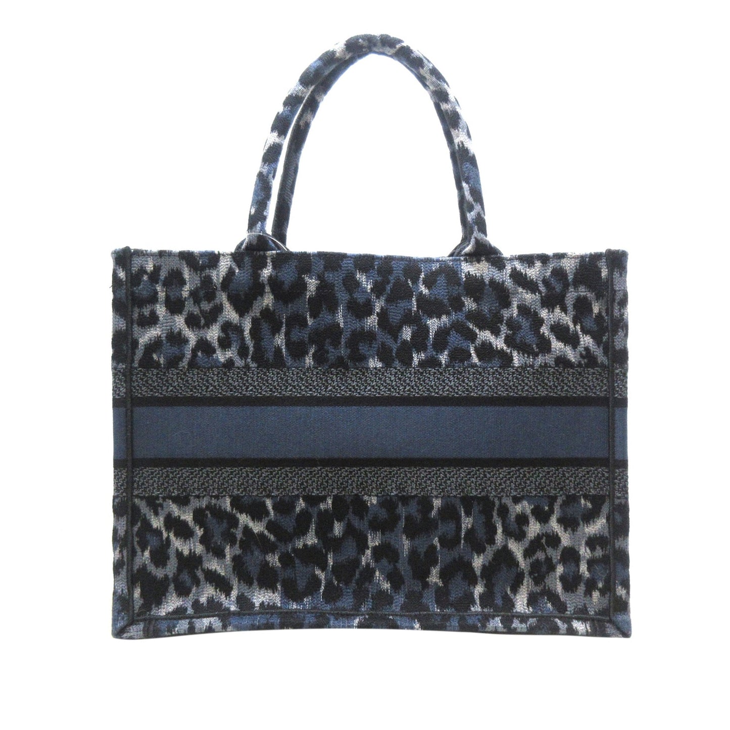 DIOR Medium Leopard Mizza Book Tote Tote Bag