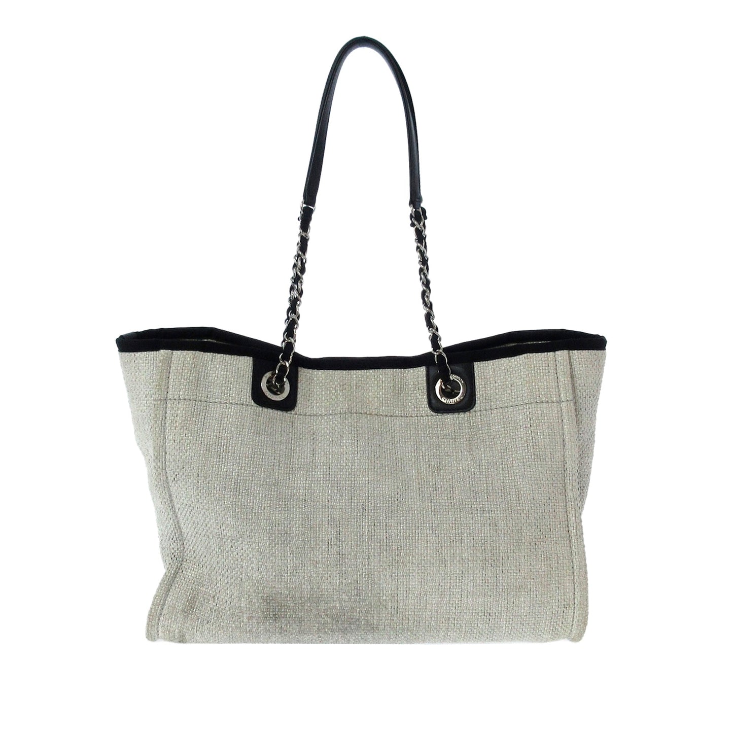 Chanel Small Deauville Tote Bag Gray