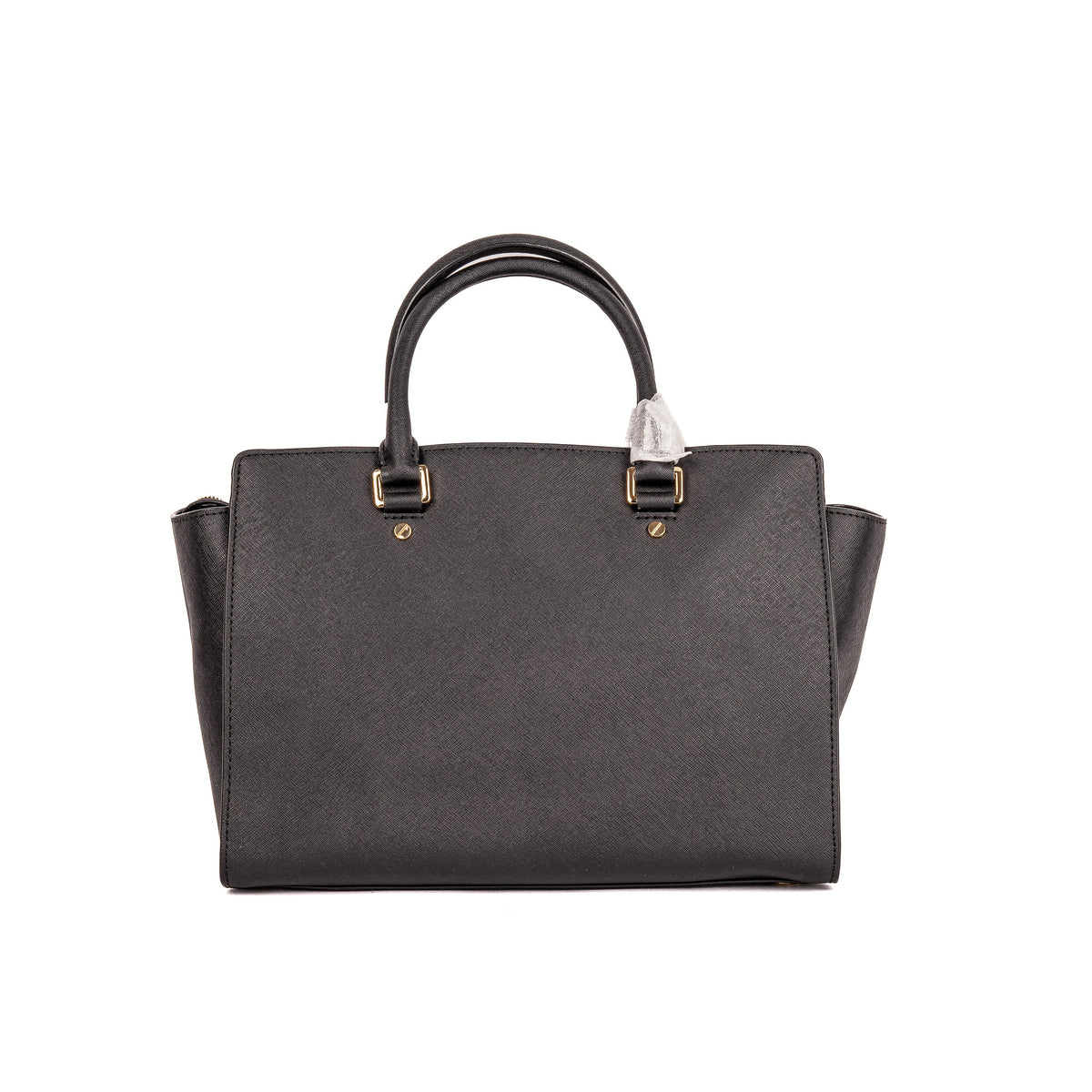Selma Medium Black Satchel