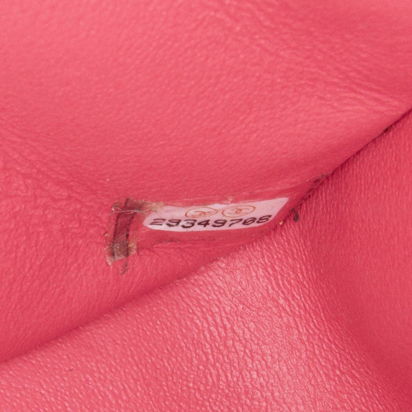 Pink Chanel Mini Square Classic Lambskin Single Flap Crossbody Bag