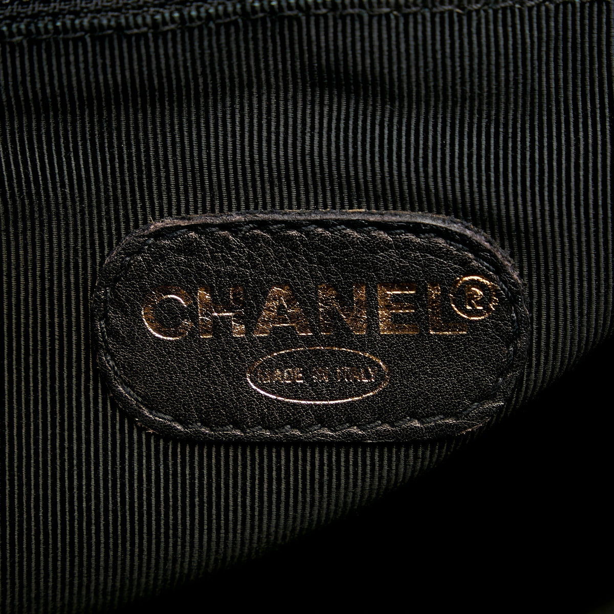 Chanel Triple CC Black Caviar Gold