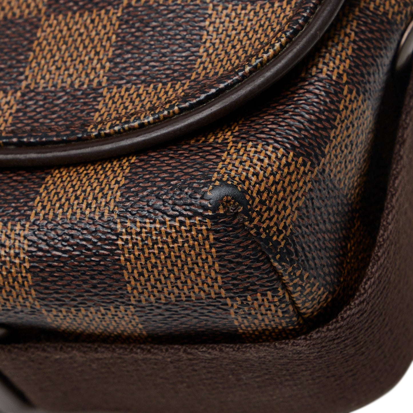 LOUIS VUITTON Damier Ebene Brooklyn MM Crossbody Bag