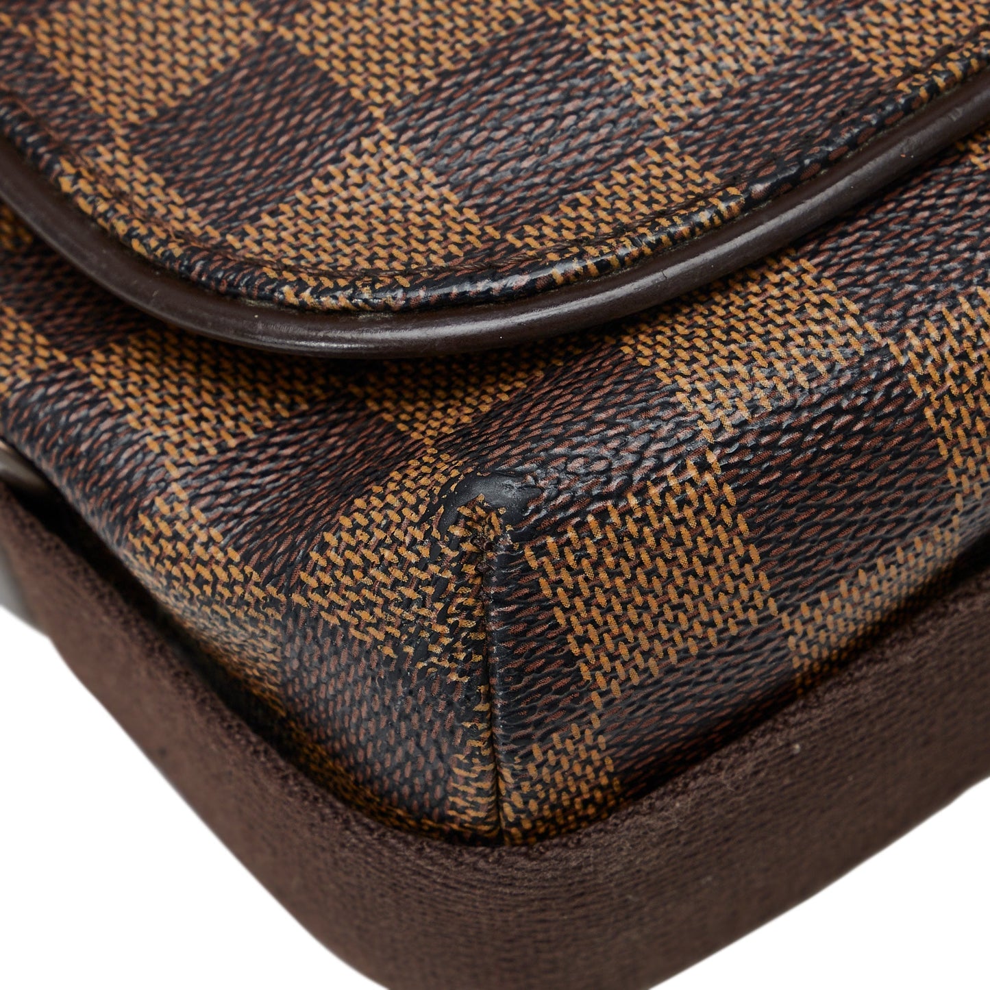 LOUIS VUITTON Damier Ebene Brooklyn MM Crossbody Bag