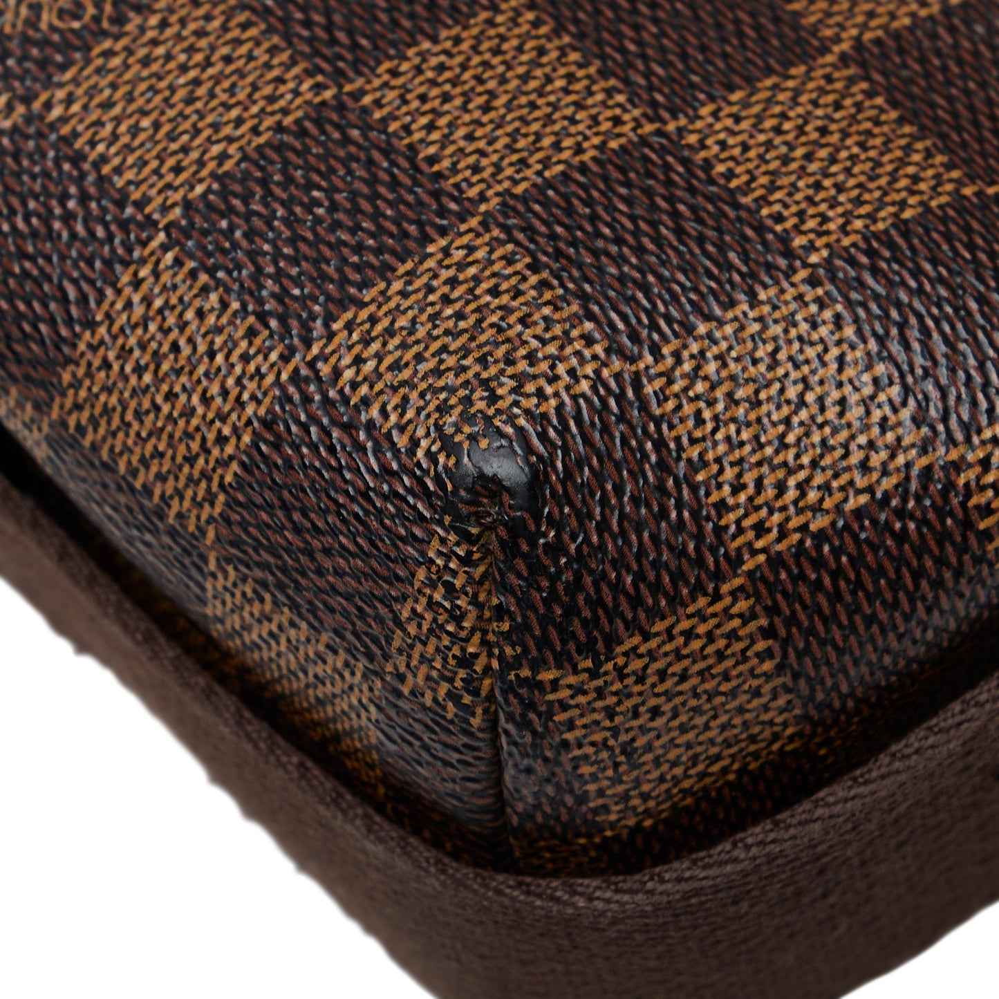 LOUIS VUITTON Damier Ebene Brooklyn MM Crossbody Bag