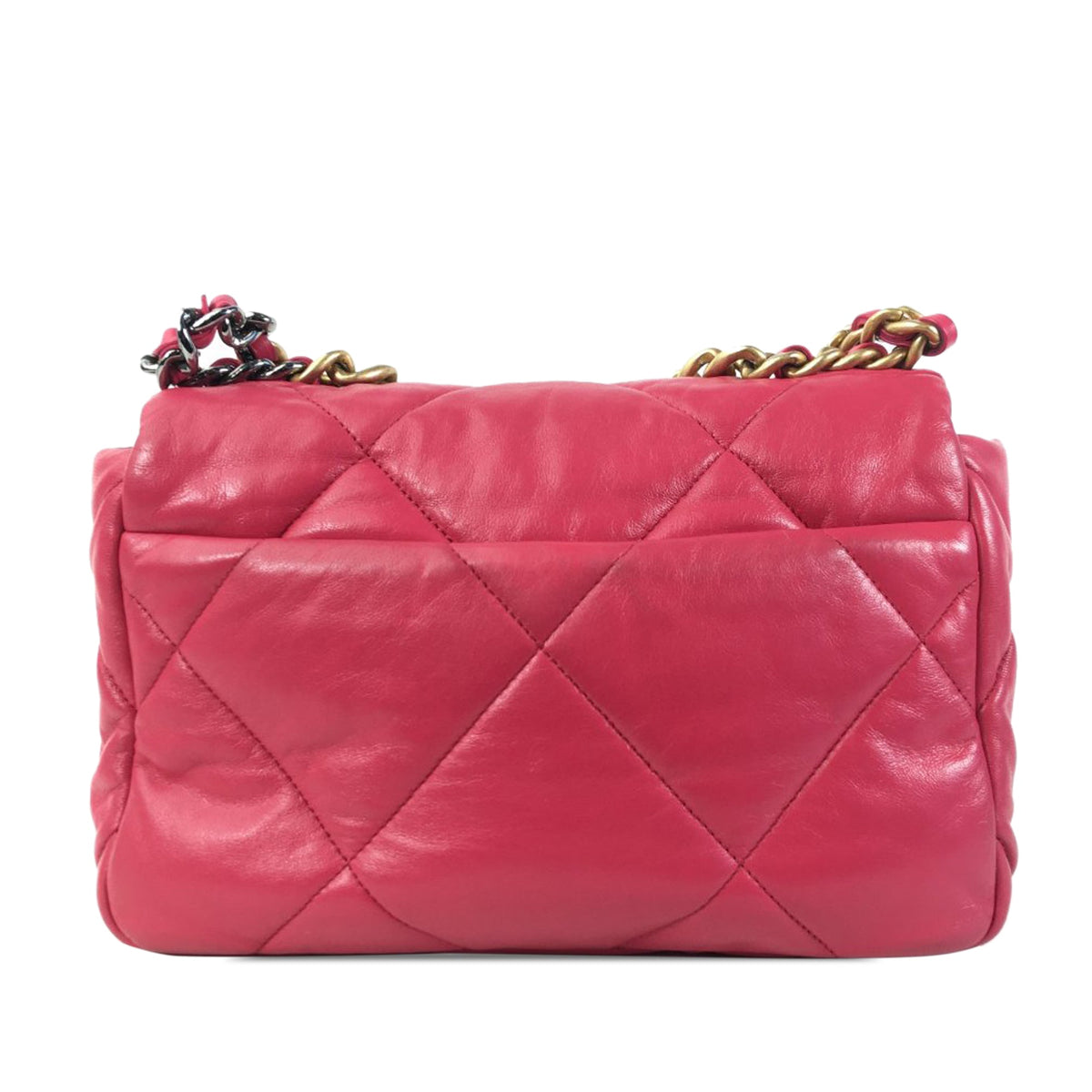 Pink Chanel Medium Lambskin 19 Flap Satchel