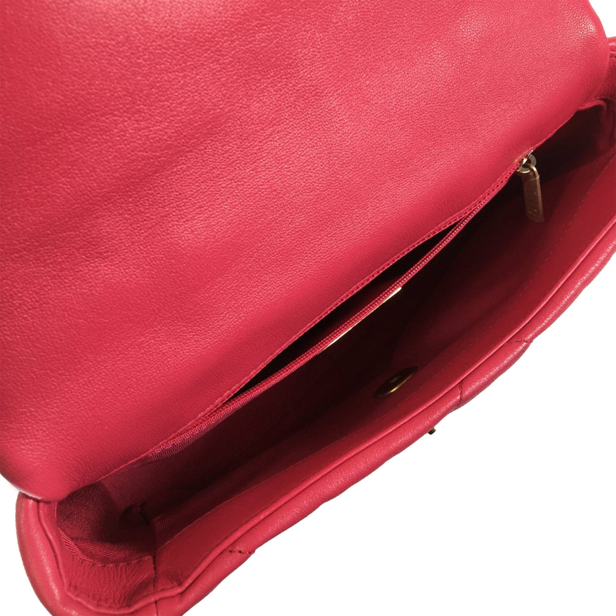 Pink Chanel Medium Lambskin 19 Flap Satchel