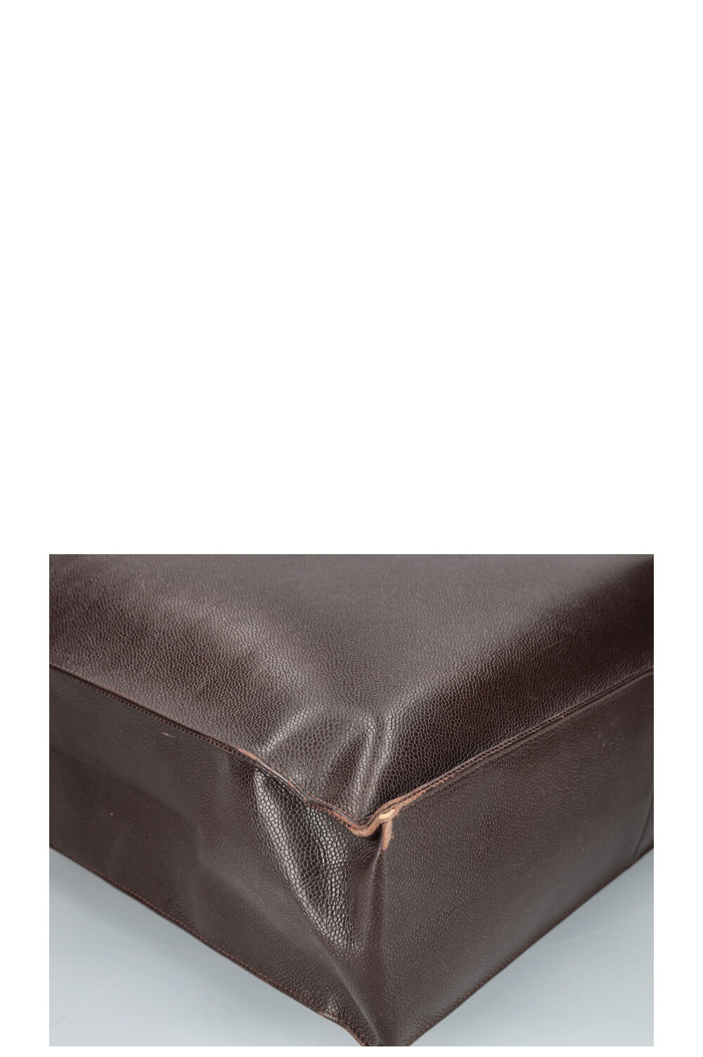 CHANEL Vintage Timeless Shopping Tote Caviar Brown