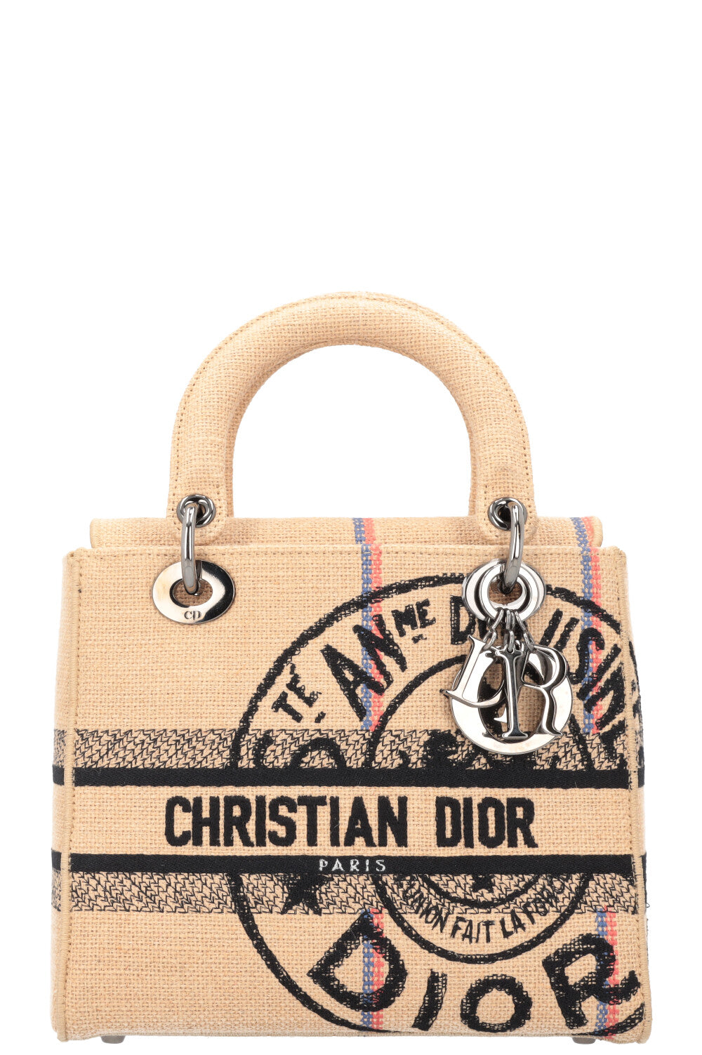 CHRISTIAN DIOR Lady D-Lite Medium Crossbody Bag Jutecanvas