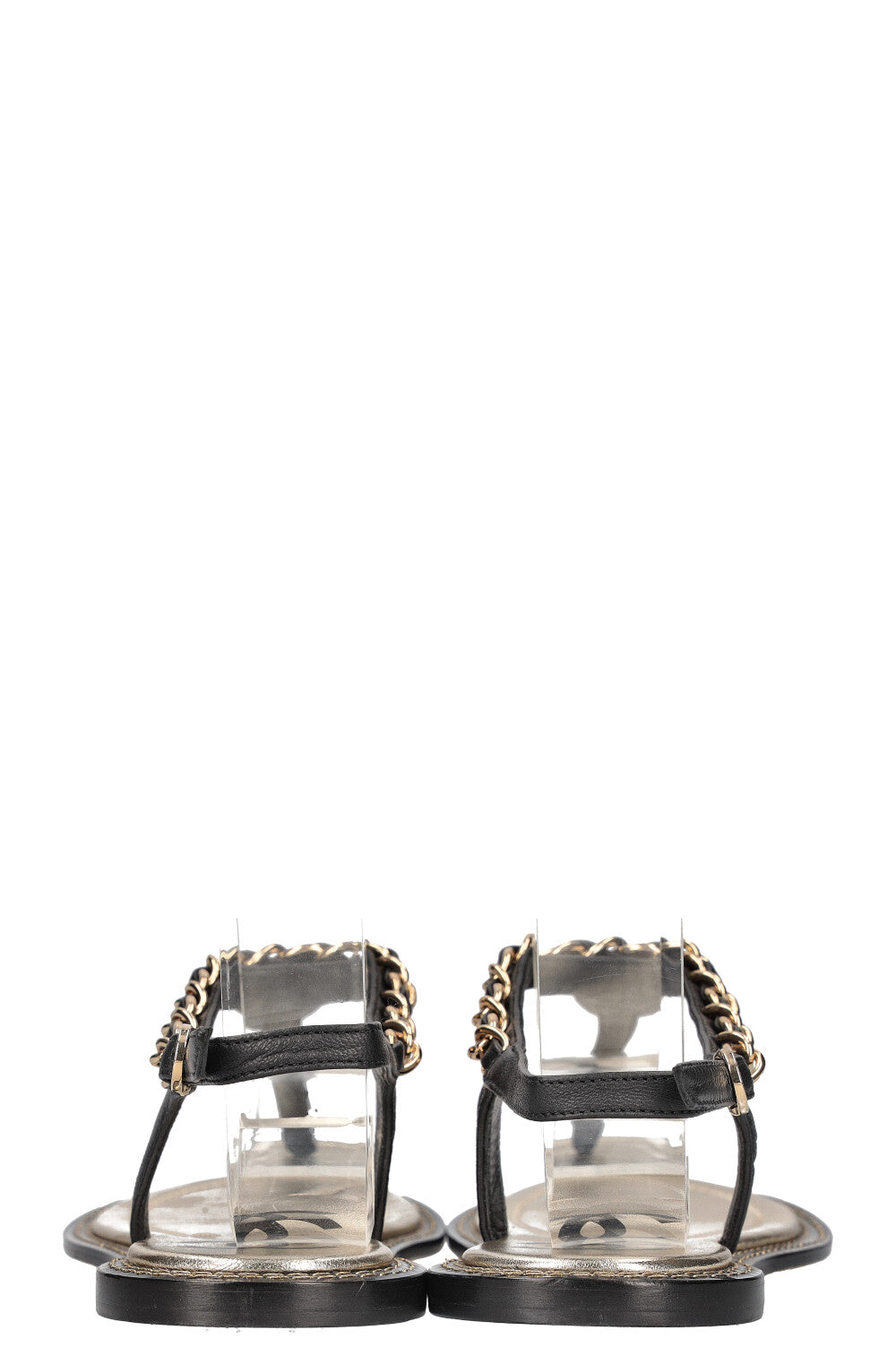 CHANEL 2019 Sandals Scarab Black