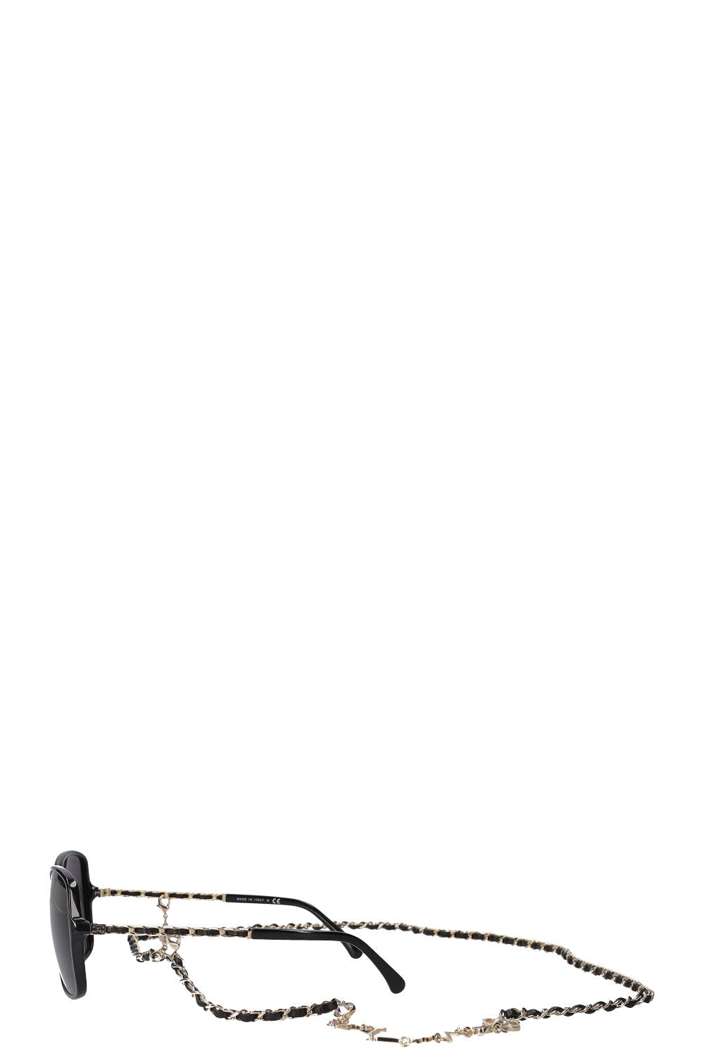 CHANEL Chain Sunglasses Black 5210Q
