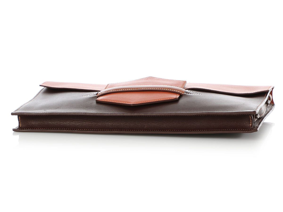 Hermès Tricolor Faco II Convertible Clutch