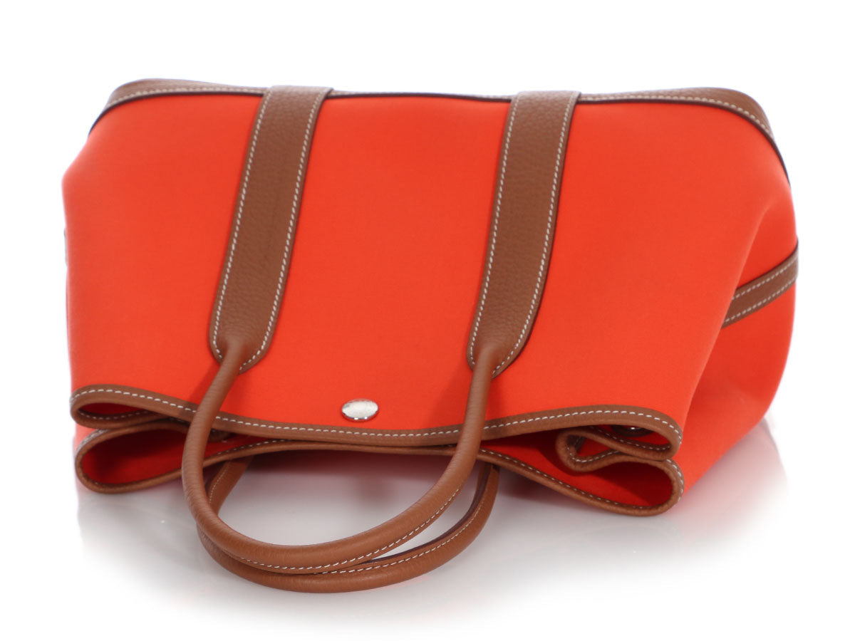 Hermès Feu Canvas Garden Party 30