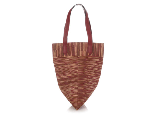 Hermès Vintage Rouge H Vibrato Jules Mini Tote