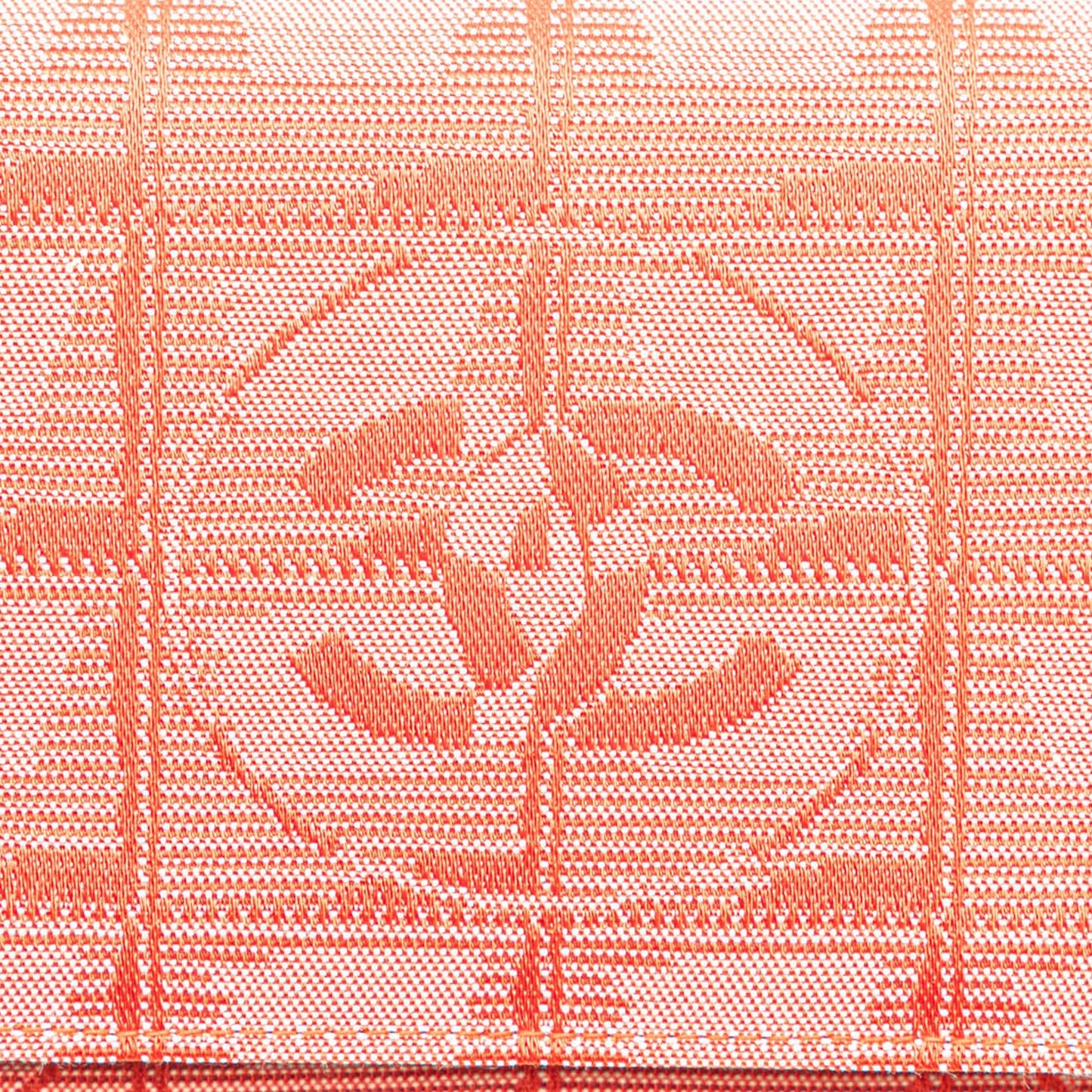 Red Chanel New Travel Line Nylon Continental Wallet