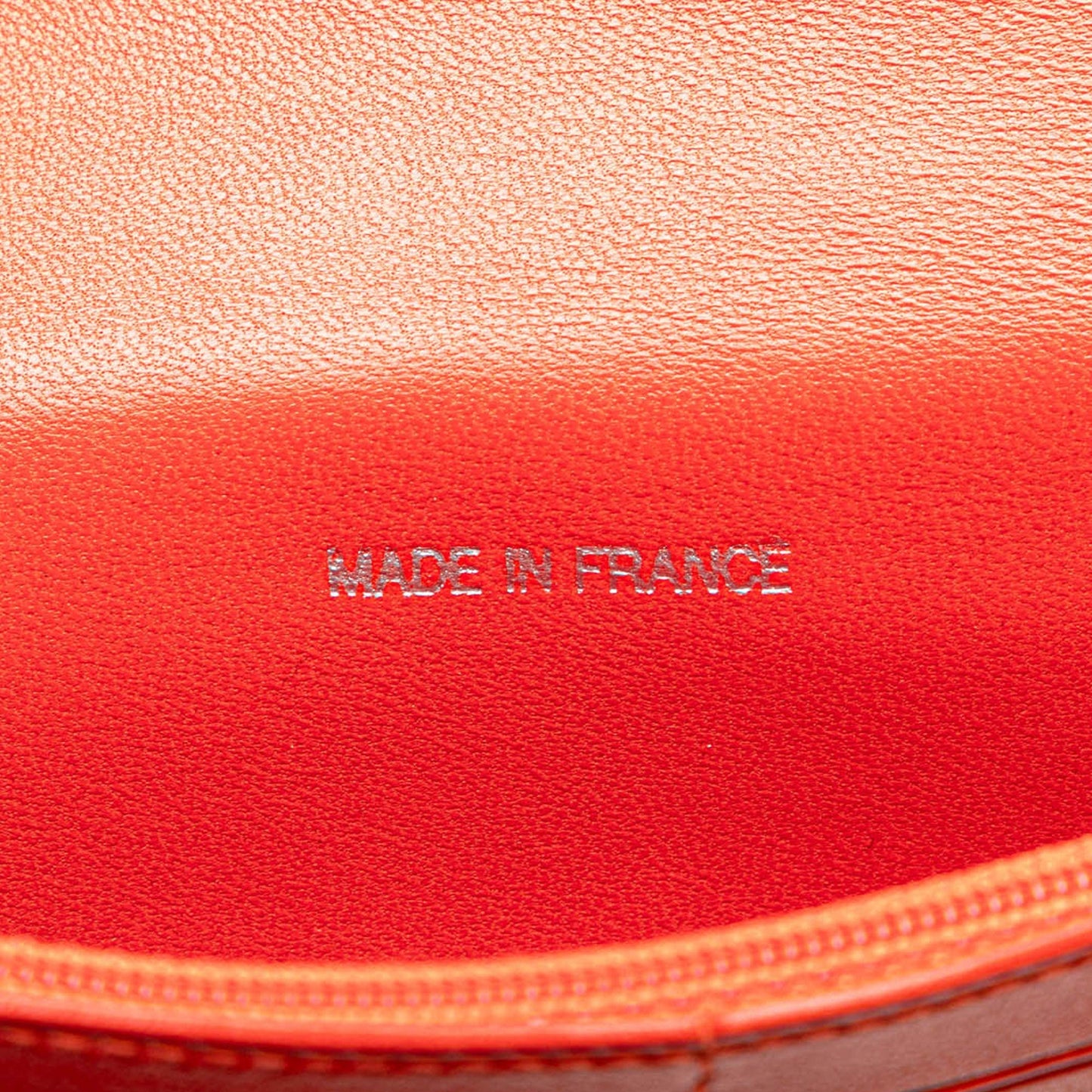 Red Chanel New Travel Line Nylon Continental Wallet