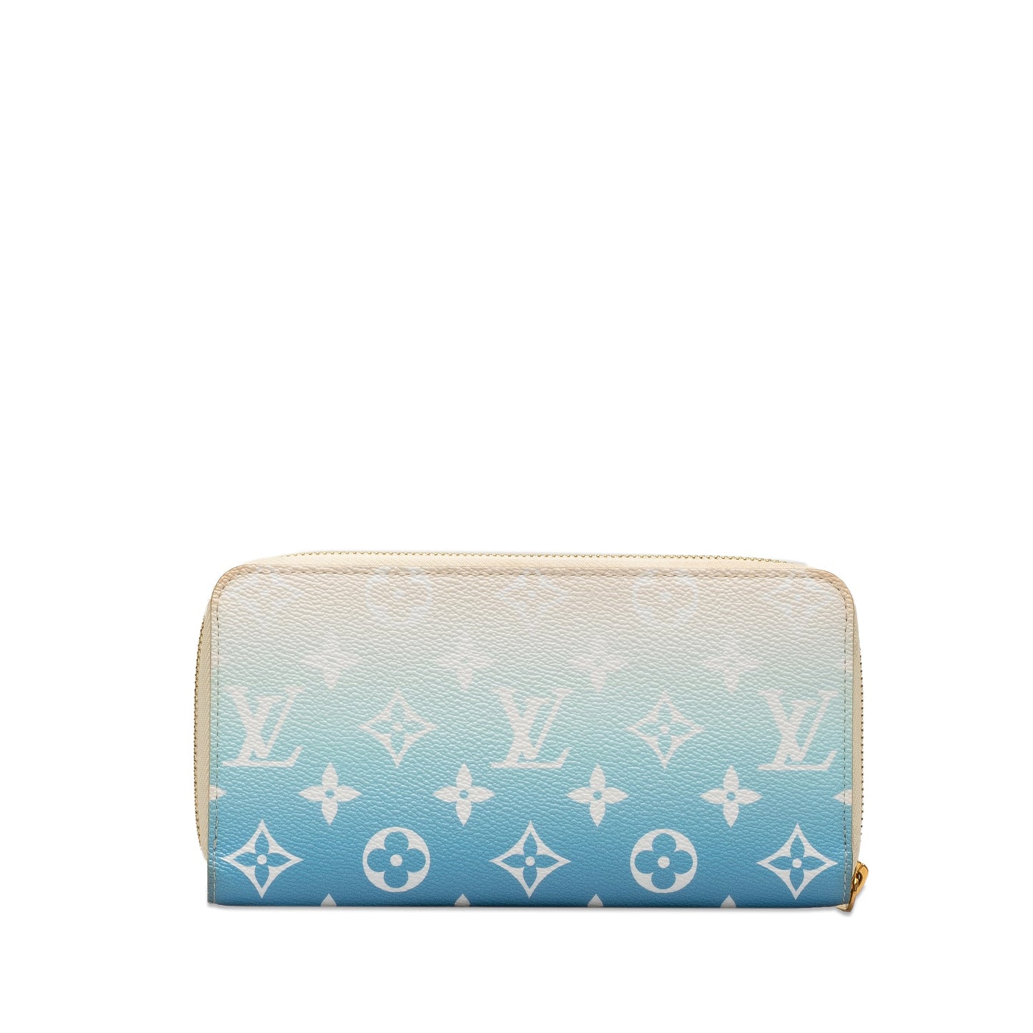 Blue Louis Vuitton Monogram Giant By The Pool Zippy Wallet