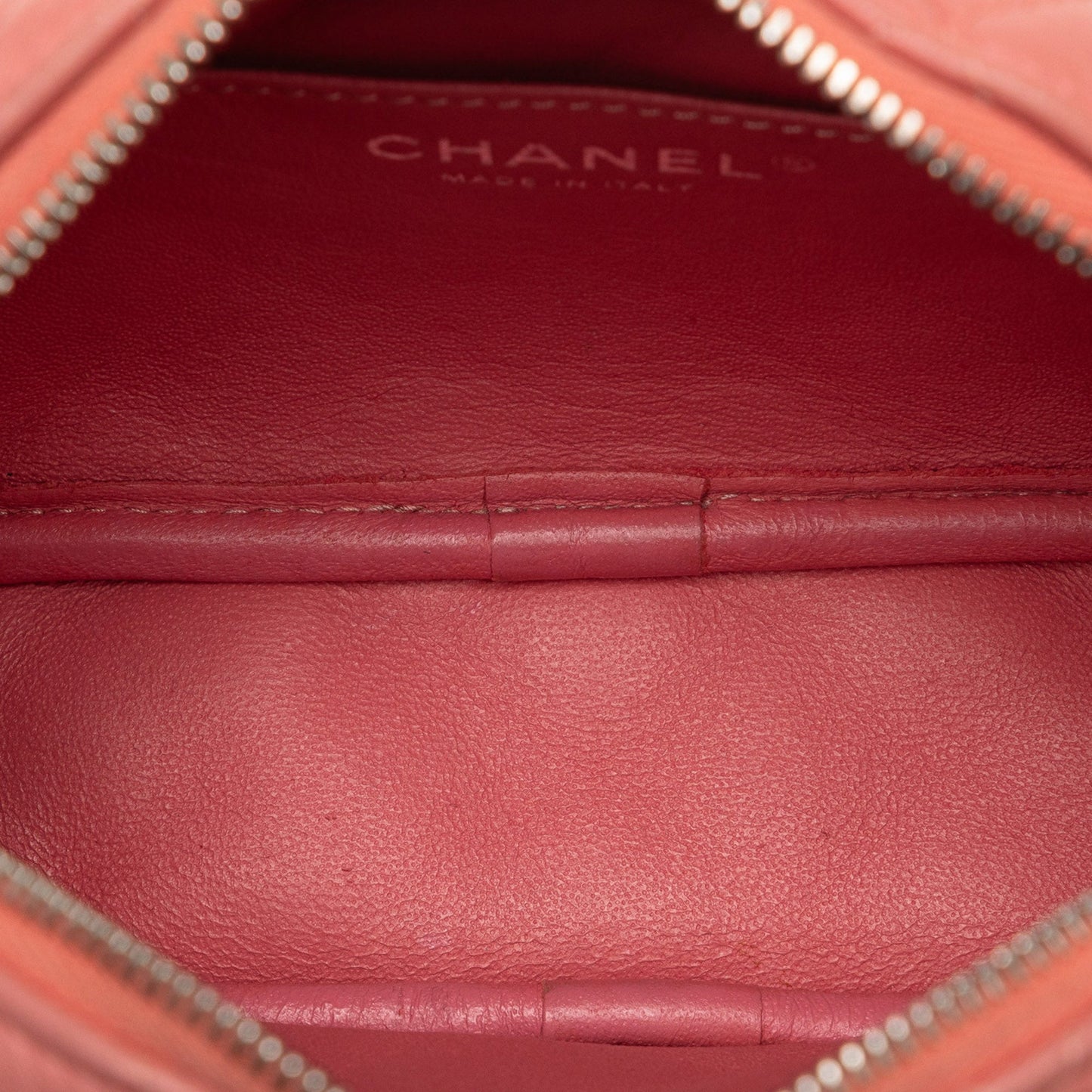 Pink Chanel Mini Lambskin Camera Case Crossbody Bag