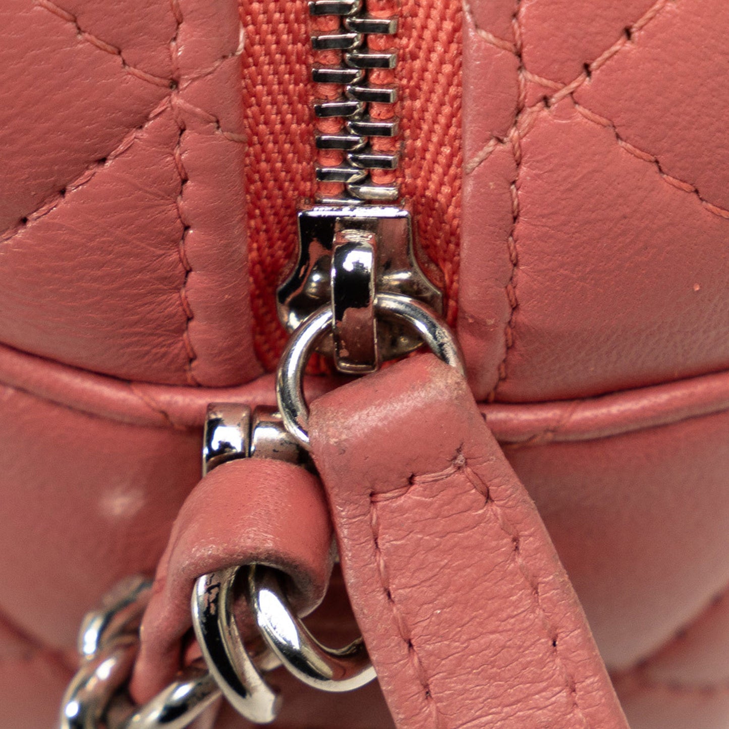 Pink Chanel Mini Lambskin Camera Case Crossbody Bag