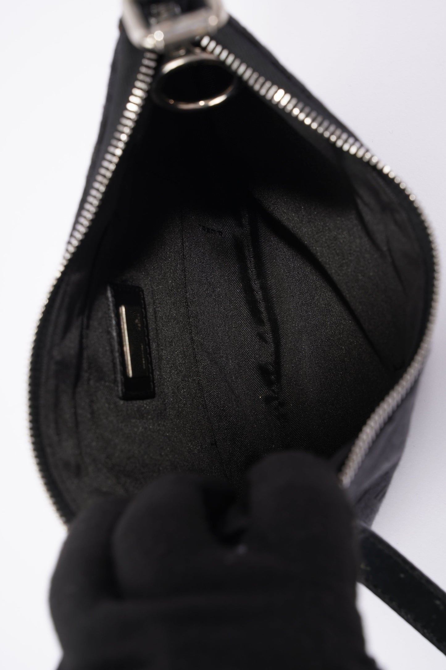 Fendi Baguette Bag Black Canvas