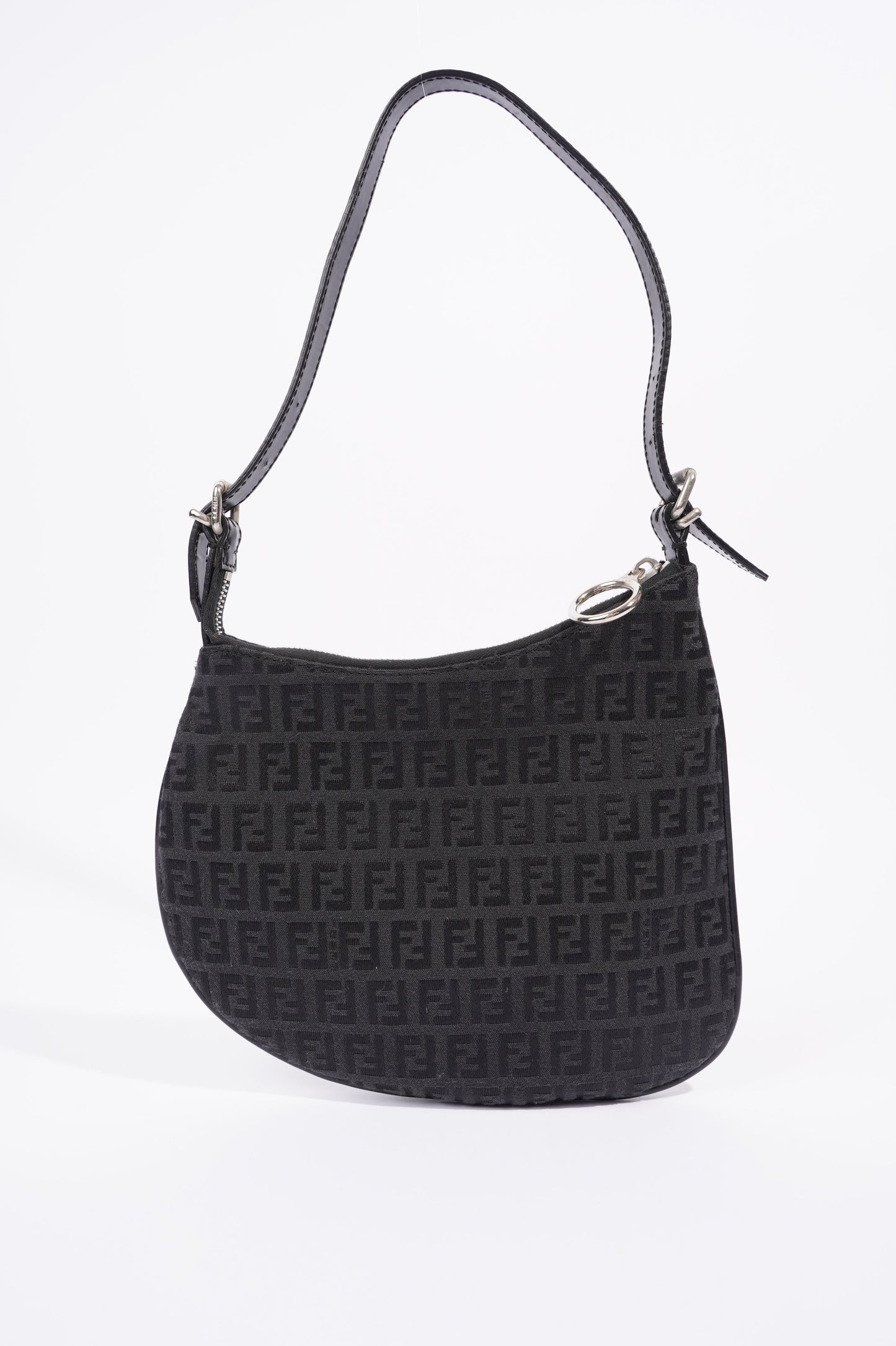 Fendi Baguette Bag Black Canvas