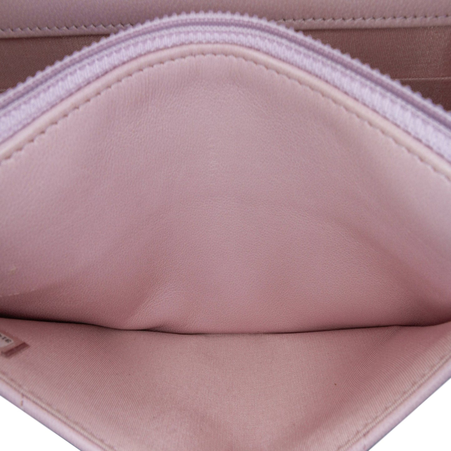 Pink Chanel Quilted Lambskin 19 Wallet on Chain Satchel