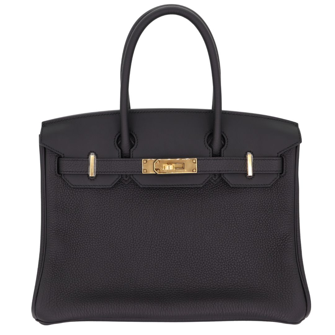 Hermès 30cm Birkin 3-in-1 Black Togo Leather Gold Hardware