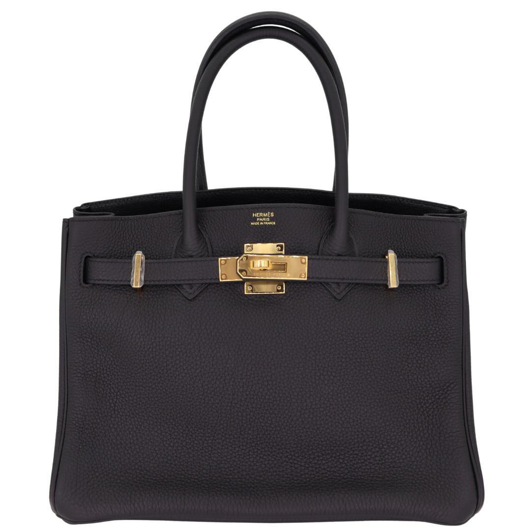 Hermès 30cm Birkin 3-in-1 Black Togo Leather Gold Hardware