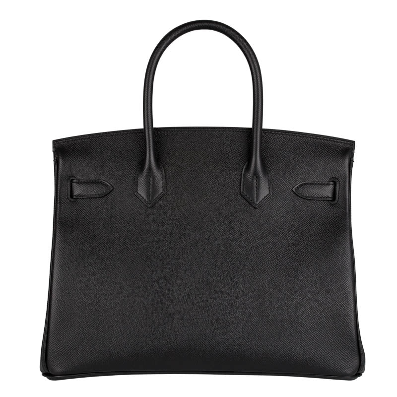 Hermès 30cm Birkin Black Epsom Leather Palladium Hardware