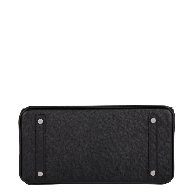 Hermès 30cm Birkin Black Epsom Leather Palladium Hardware