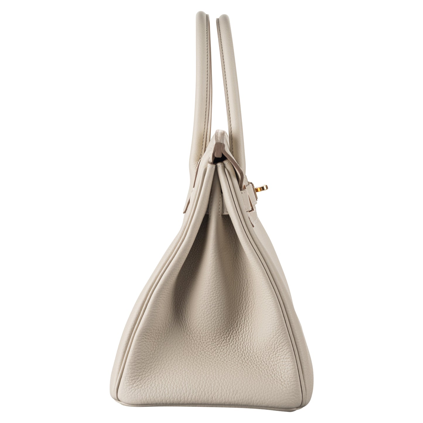 Hermès 30cm Birkin Craie Togo Leather Rose Gold Hardware