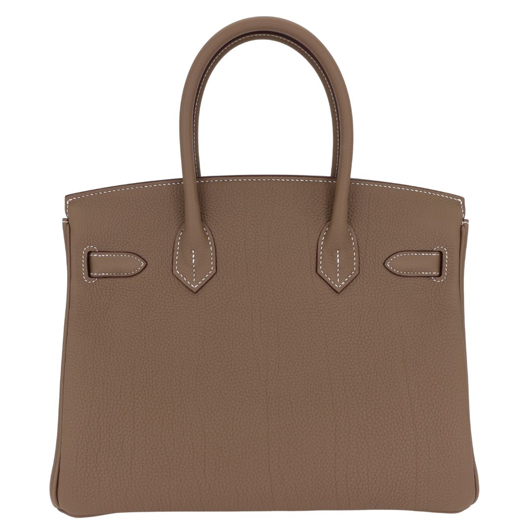 Hermès 30cm Birkin Etoupe Togo Leather Gold Hardware